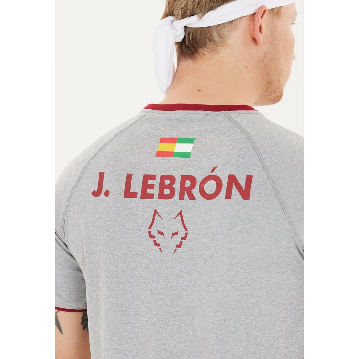 Babolat Crew Neck Tee Juan Lebron (White/White)