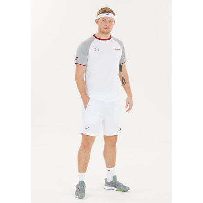 Babolat Crew Neck Tee Juan Lebron (White/White)