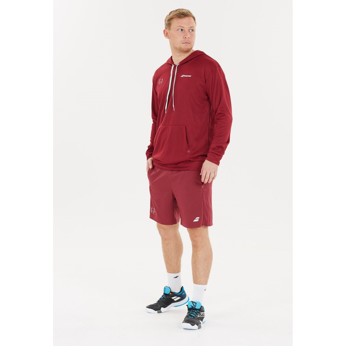 Babolat Hoodie Juan Lebron (Red Dahlia)