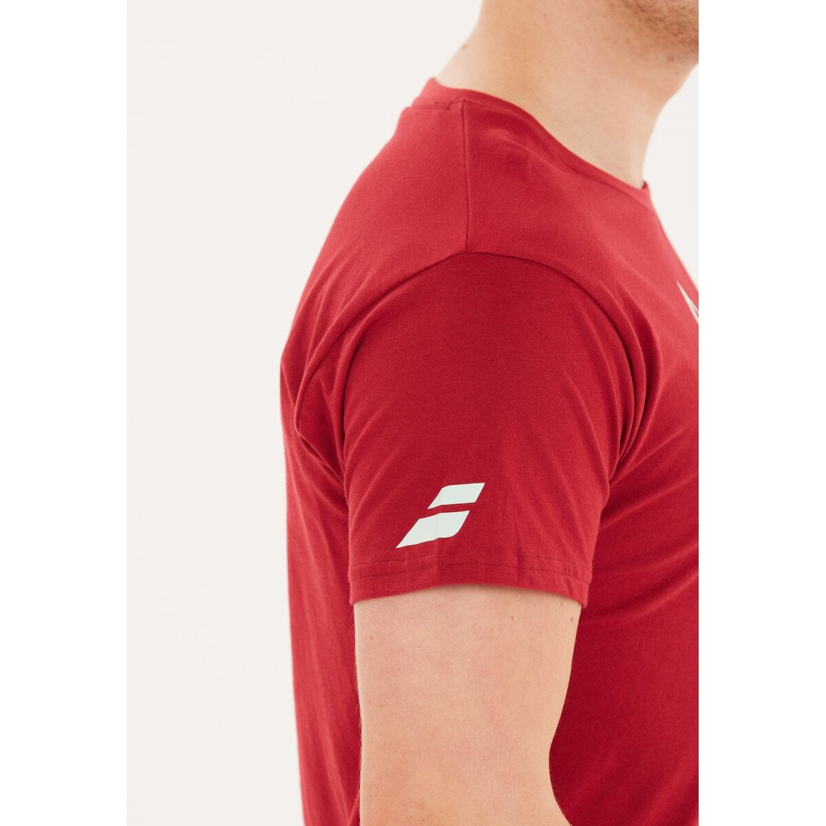 Babolat Cotton Tee Juan Lebron (Red Dahlia)