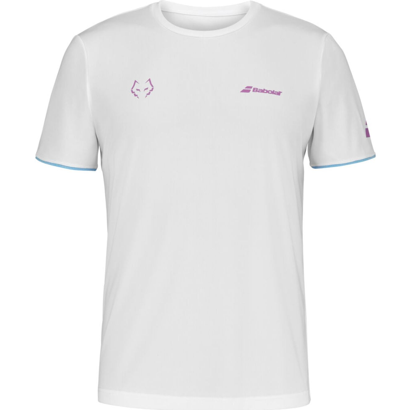 Babolat Juan Lebron Crew Neck T-shirt (White/White) - Padellife