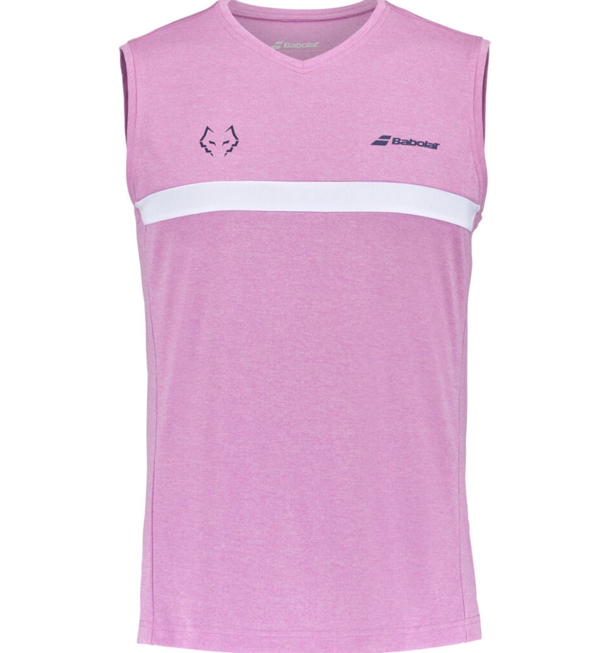 Babolat Juan Lebron Muscle Tanktop (Pink Heather) - Padellife