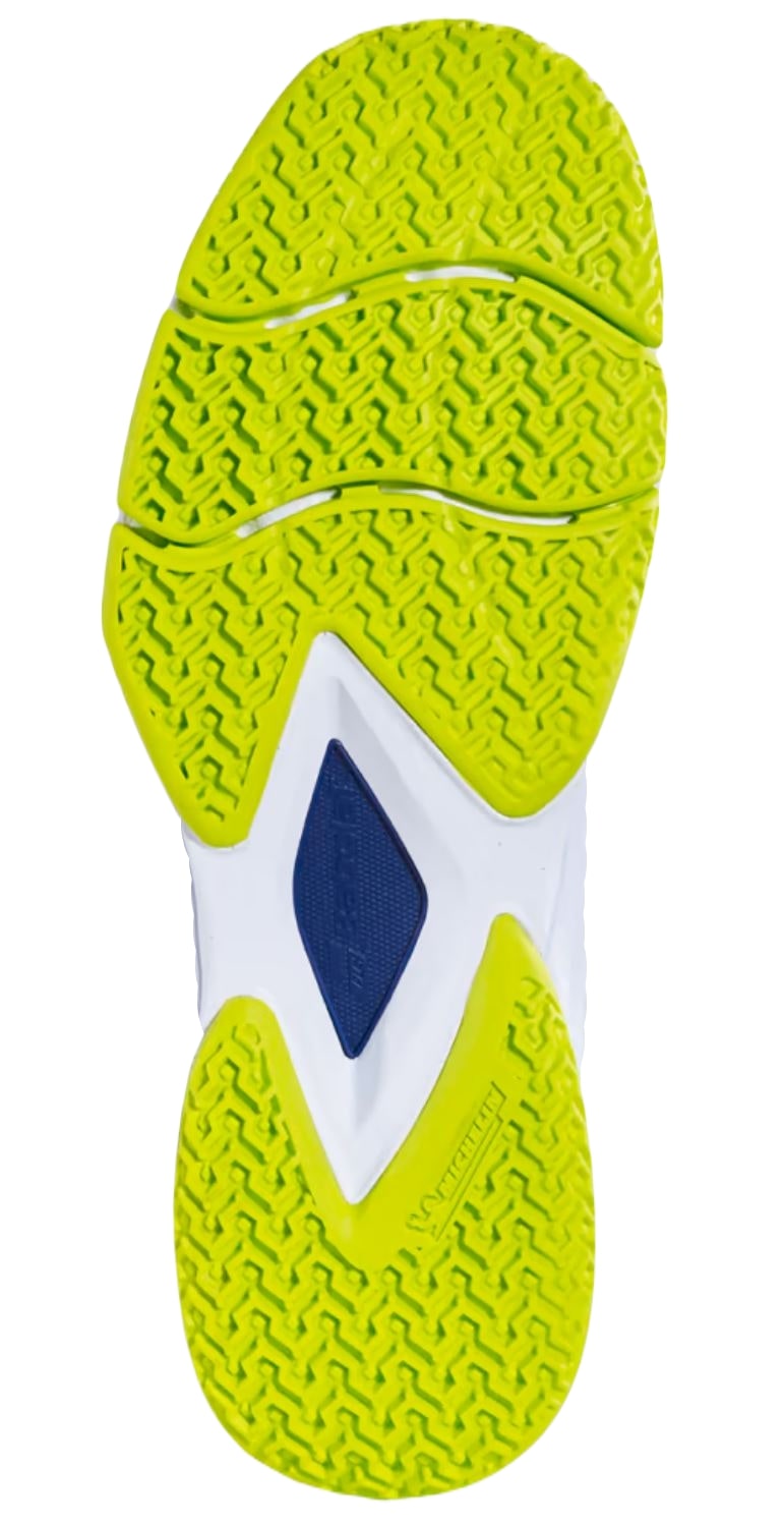 Babolat Sensa Damen Padelschuhe (Weiß/Spring Bud)