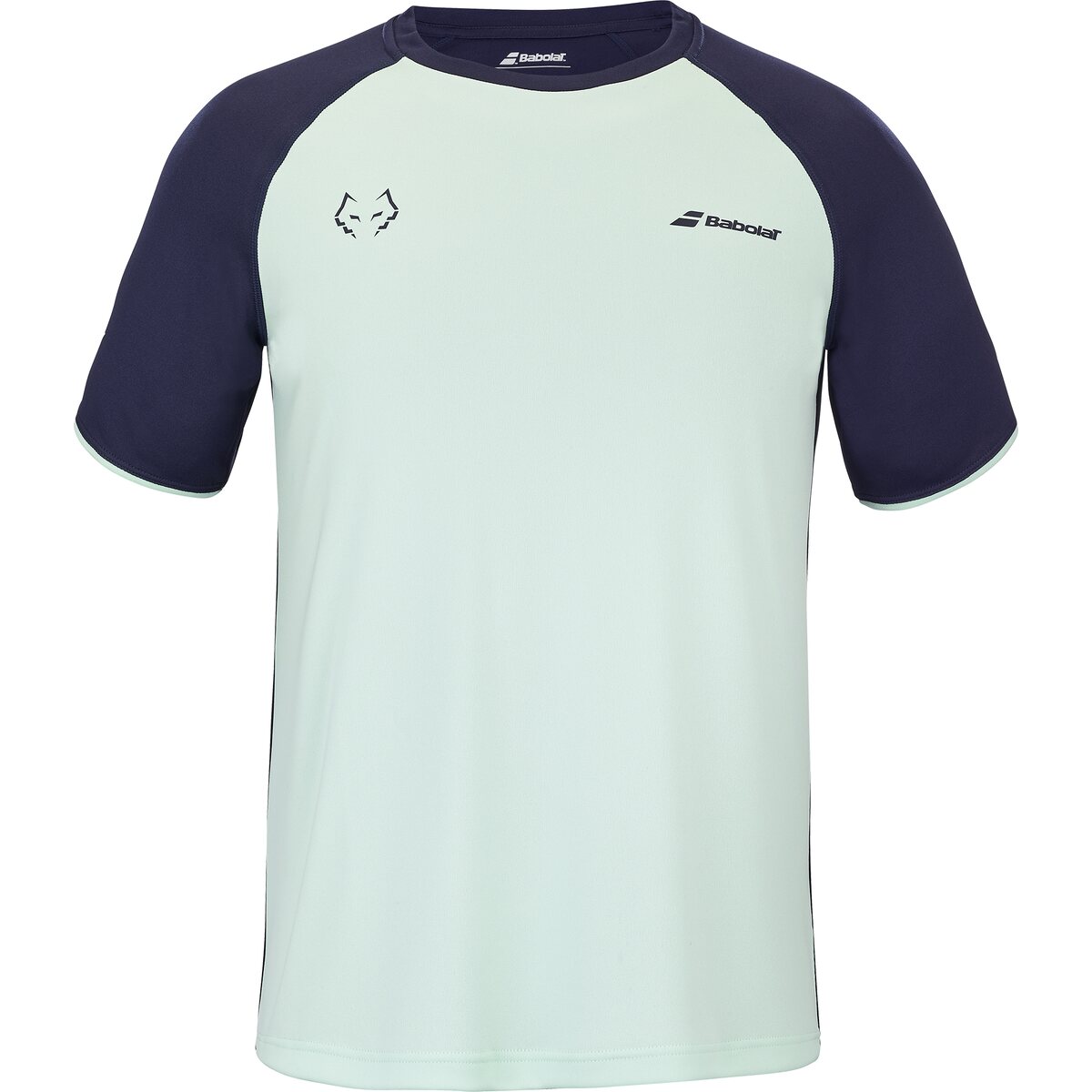 Babolat Crew Neck Tee Juan Lebron (Light Green/Navy) - Padellife