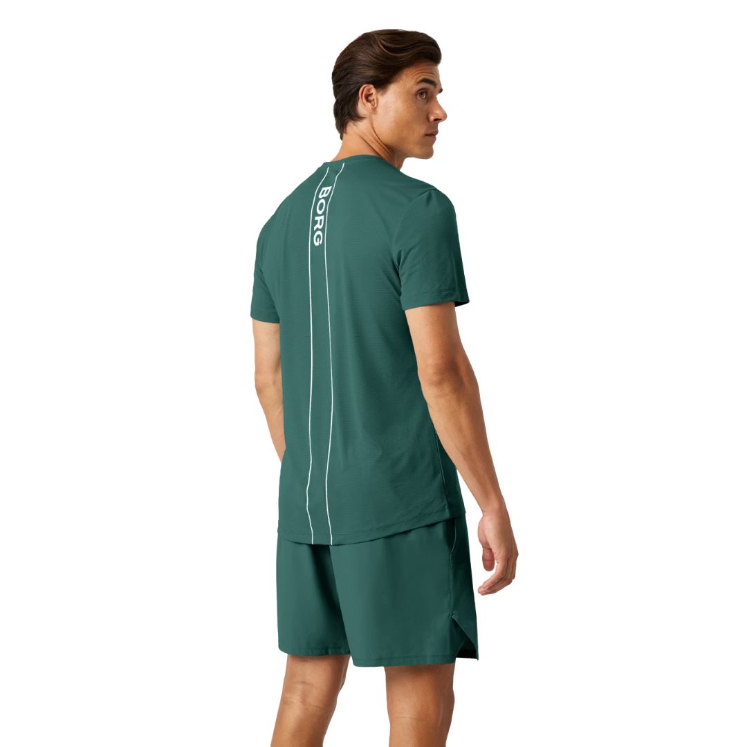 Björn Borg Ace Light T-Shirt (Mallard Green) - Mypadellife.com