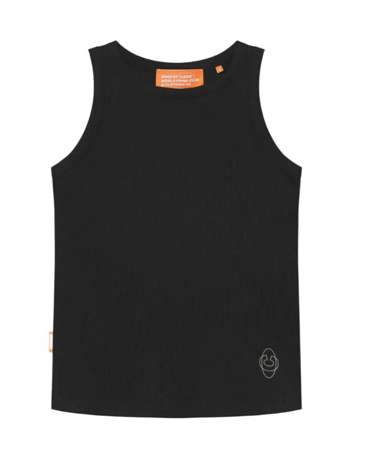 Cuera Active Rib Tank Top (Black)