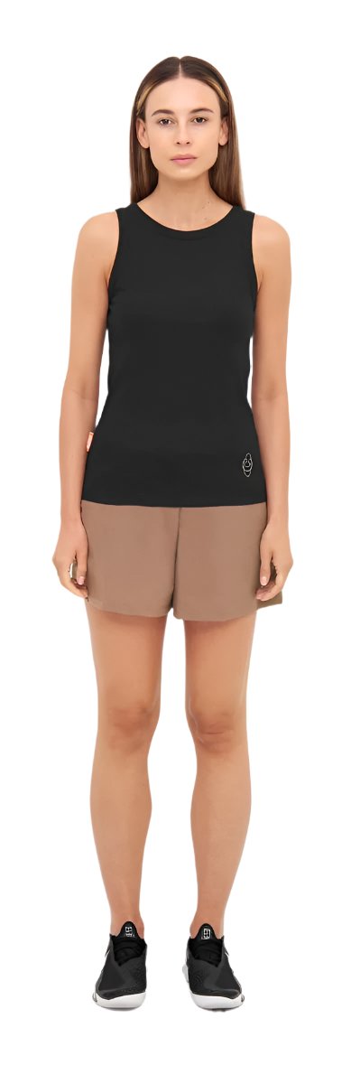 Cuera Active Rib Tank Top (Black)