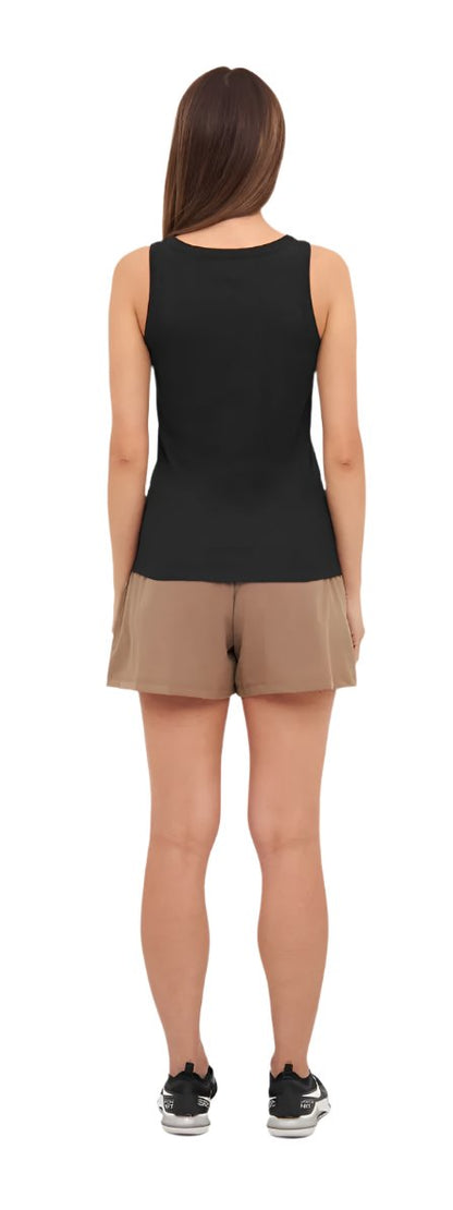 Cuera Active Rib Tank Top (Black)