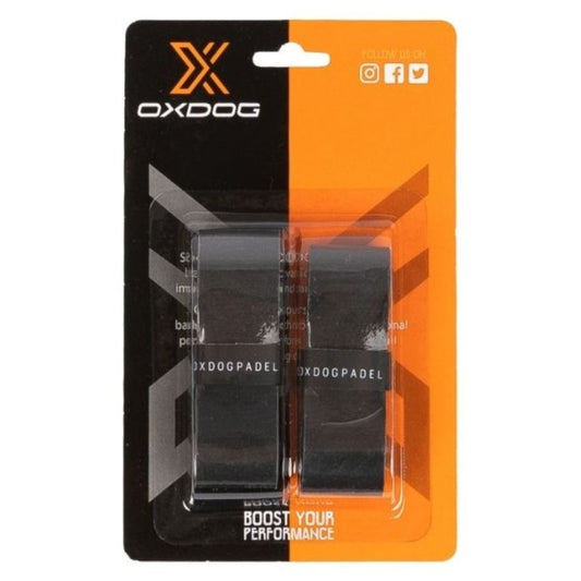 Oxdog Supertech Overgrips (2-Pack, Black) padellife