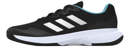 Adidas Gamecourt 2 AC (Damen, Schwarz/Türkis) Padelschuhe