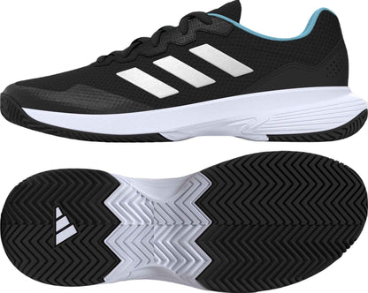 Adidas Gamecourt 2 AC (Damen, Schwarz/Türkis) Padelschuhe