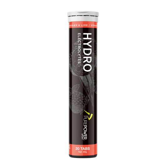 PurePower HydroTabs Electrolytes Strawberry/Lime Flavor (1 tube with 20 tablets)