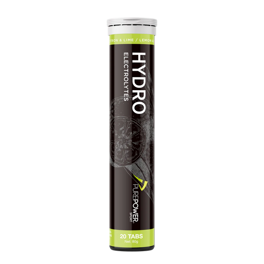PurePower Hydrotabs Electrolytes Lemon/Lime Flavor (1 tube with 20 tablets)