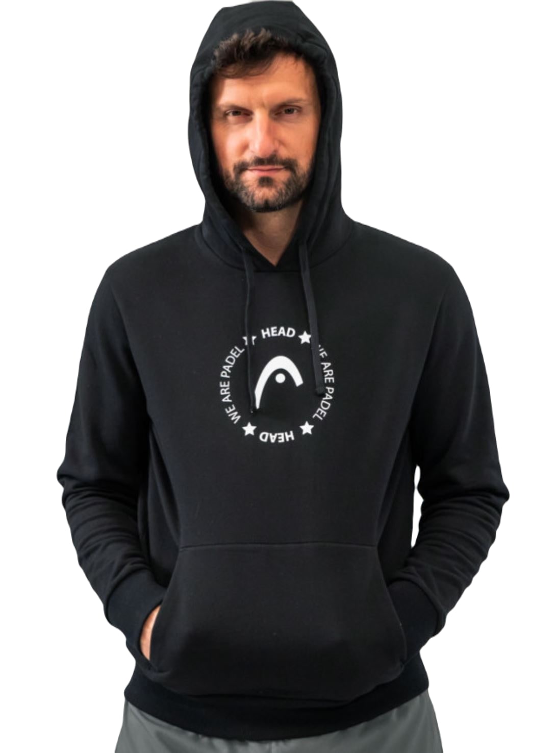 Head Padel Hoodie (Black) - Mypadellife.com