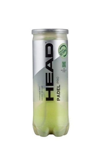 Head Padel Pro Padelbälle (Tube mit 3 Stück)