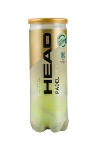 Head Padel Pro S (tube with 3 pcs) Padel balls