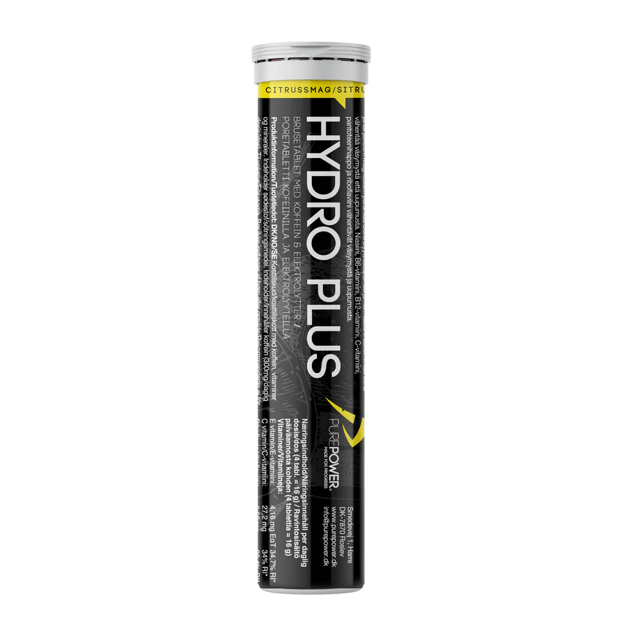 PurePower Hydrotabs Electrolytes Citrus Flavor (1 tube with 20 tablets)