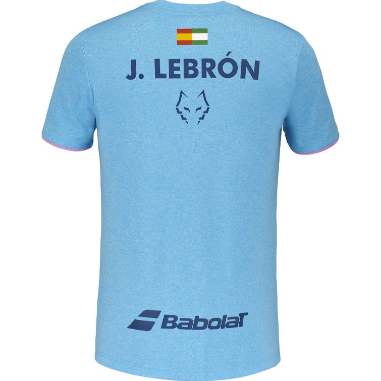Babolat Juan Lebron Crew Neck T-shirt (Blue)