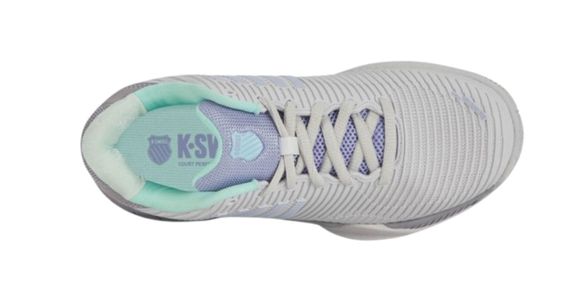 K-Swiss Hypercourt Express 2 Women (Nimbus Cloud/Lilac Gray/Neon Purple)