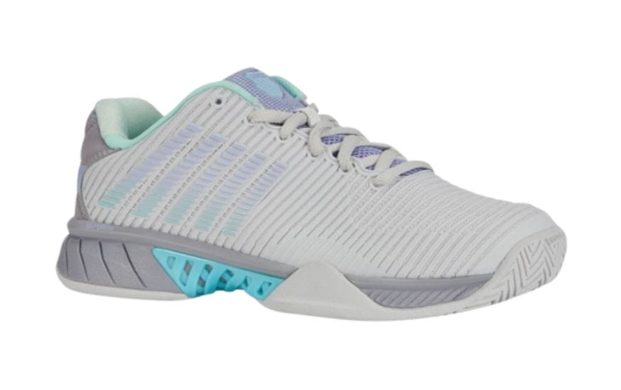 K-Swiss Hypercourt Express 2 Women (Nimbus Cloud/Lilac Gray/Neon Purple)