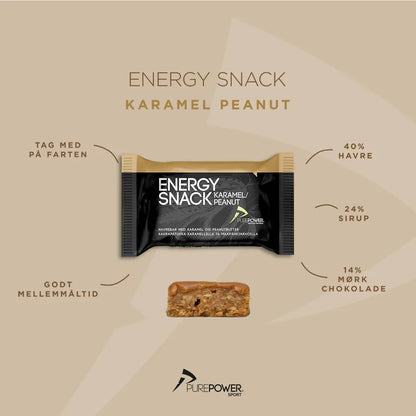 PurePower Energy Snack Peanut/Caramel Flavor (1 piece of 60 grams)