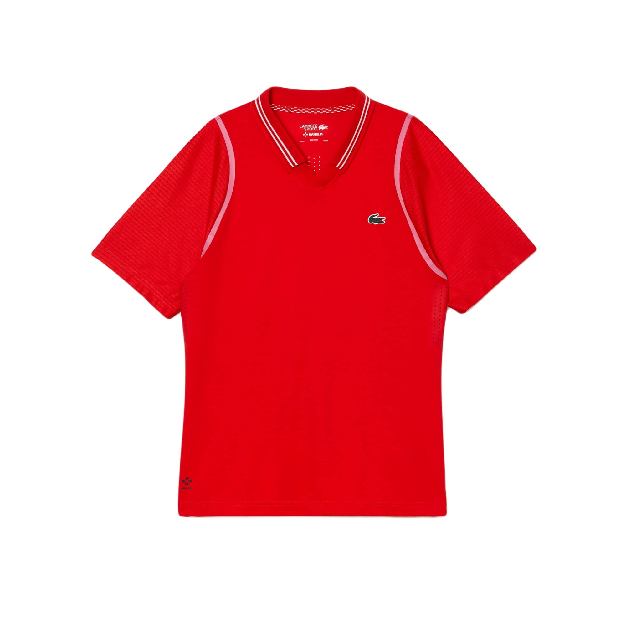 Lacoste Polo (Corrida/White) - Mypadellife.com