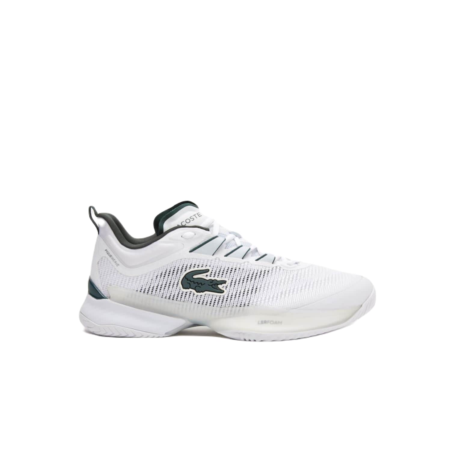 Lacoste Ultra Padel Shoes (White/Dark Green) - Mypadellife.com