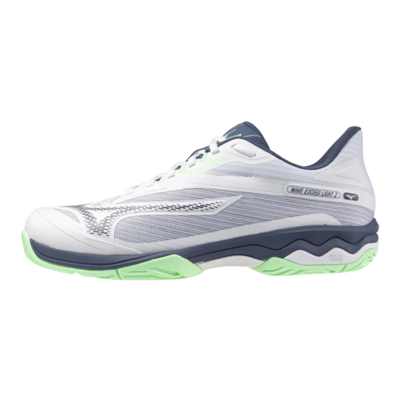 Mizuno Wave Exceed Light 2 Men (White/India Ink/Neo Mint)