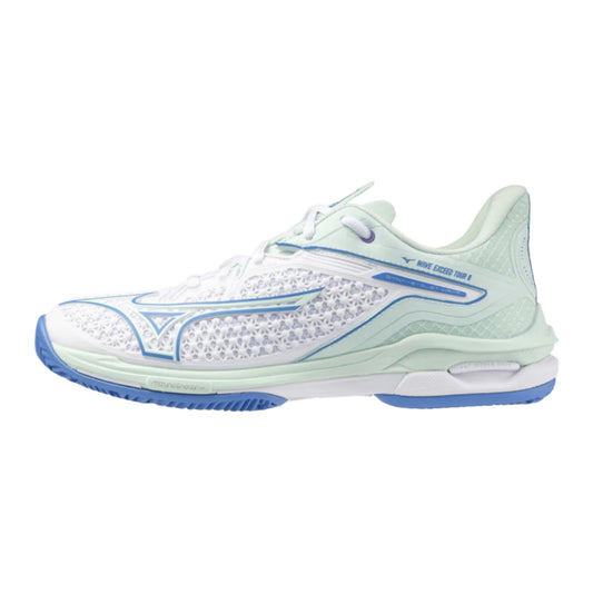 Mizuno Wave Exceed Tour 6 CC Women (White/Frontier Blue/Bay)