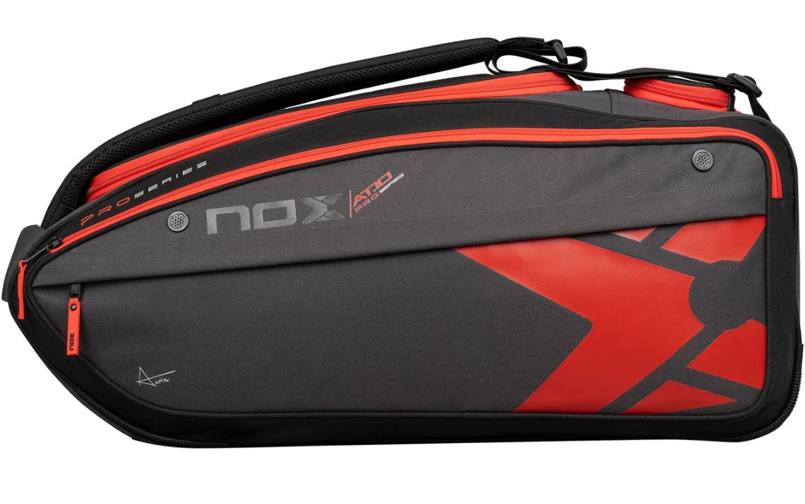 Nox AT10 XXL Padel Bag (Black/Red) - Mypadellife.com