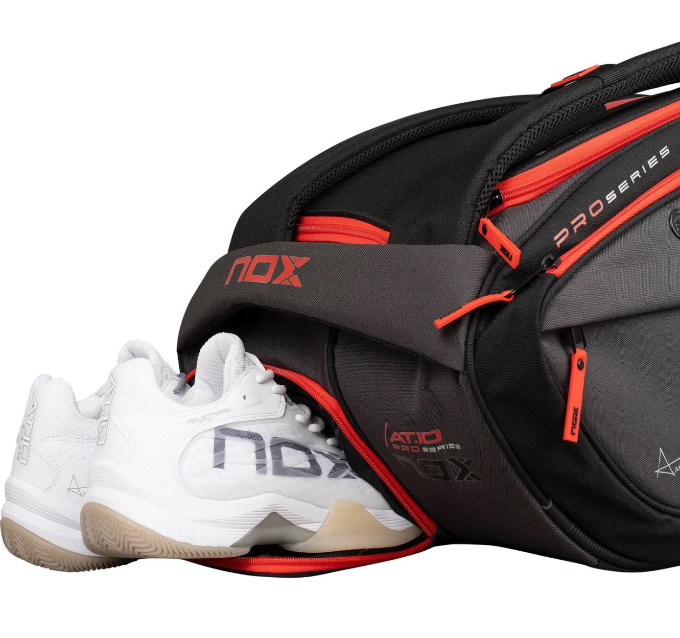 Nox AT10 XXL Padel Bag (Black/Red) - Mypadellife.com