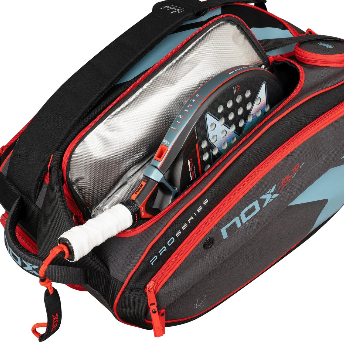 Nox ML10 Competition XL Compact Padel Bag (Black/Red)