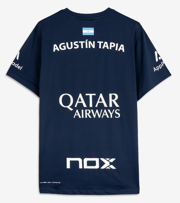 Nox AT10 Agustin Tapia Sponsors T-shirt (Dark Blue)