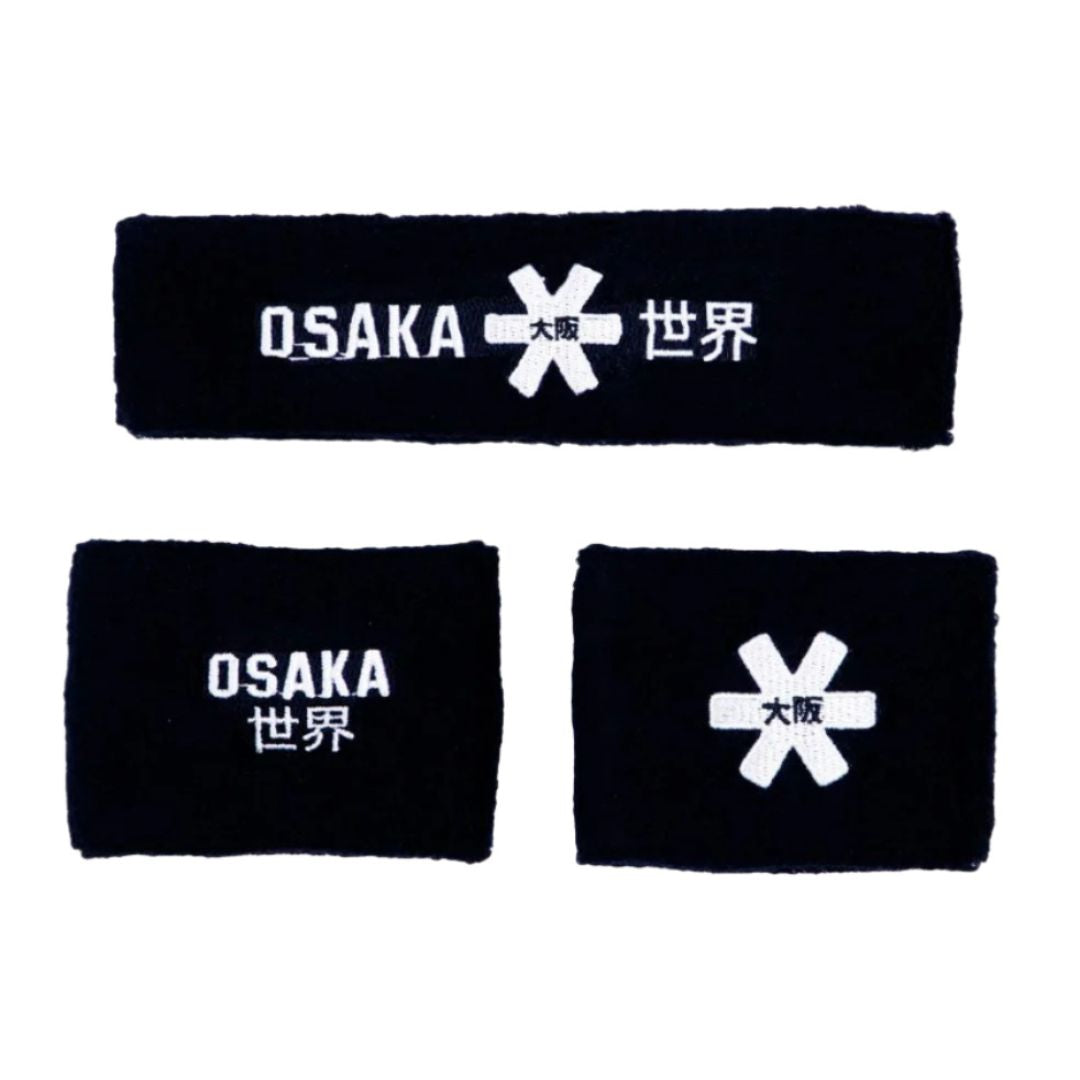 Osaka Sweatband Set (French Navy) padellife
