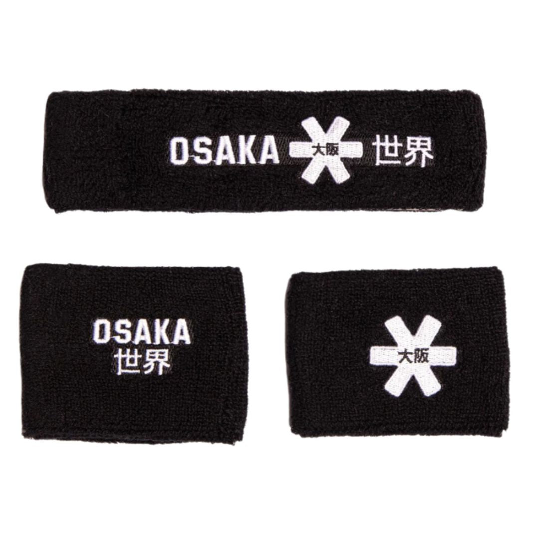 Osaka Sweatband Set (Black) padellife