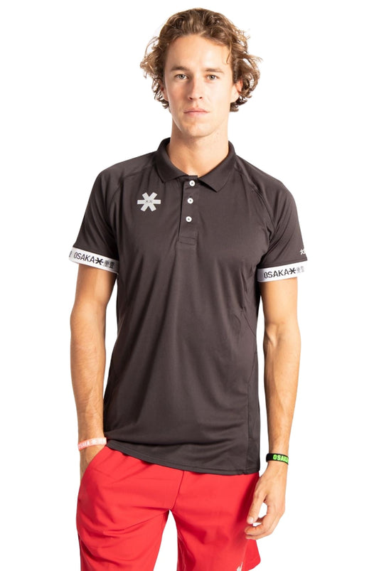 Osaka Men's Polo Jersey (Black) - Mypadellife.com