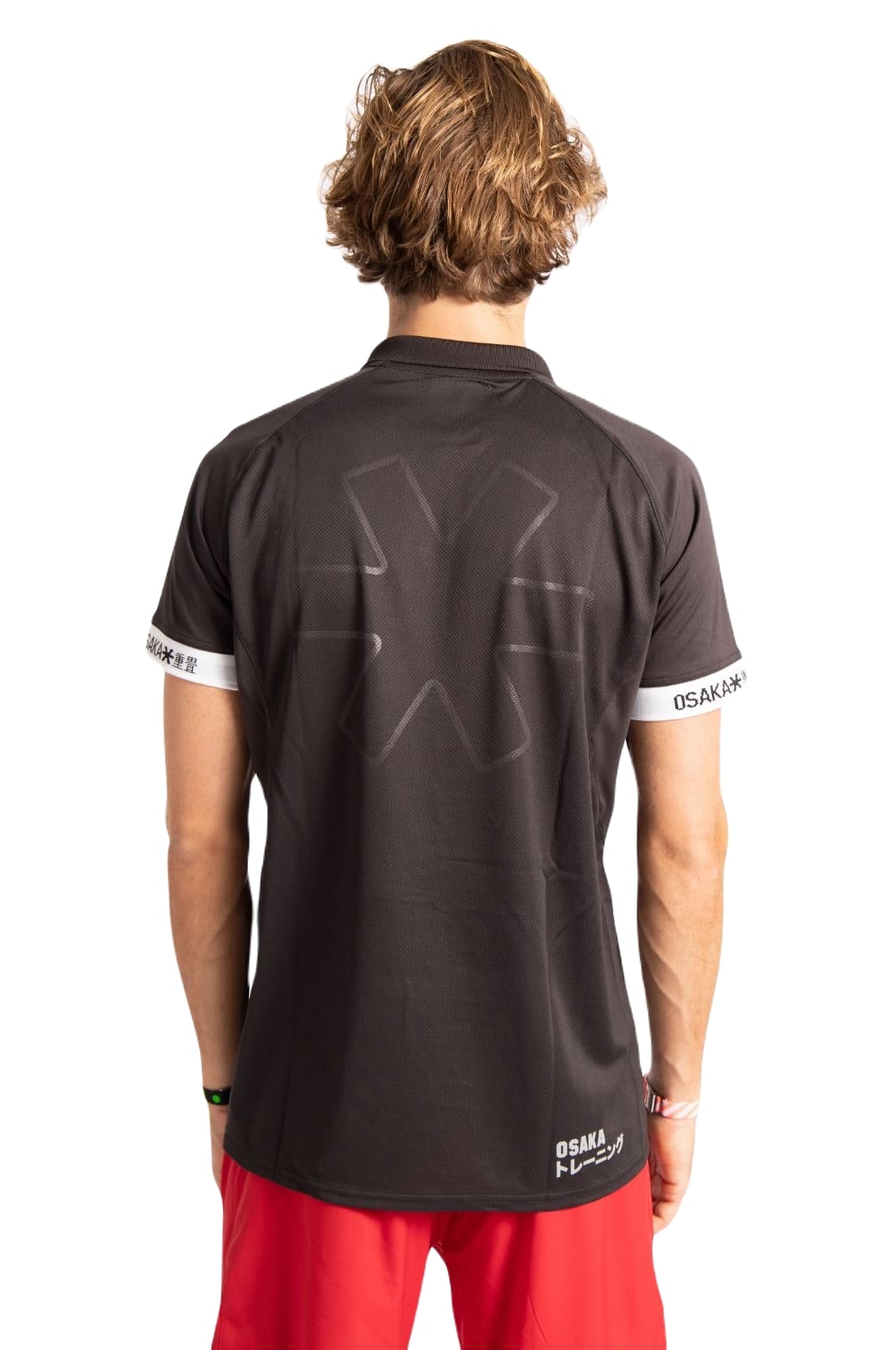 Osaka Men's Polo Jersey (Black) - Mypadellife.com