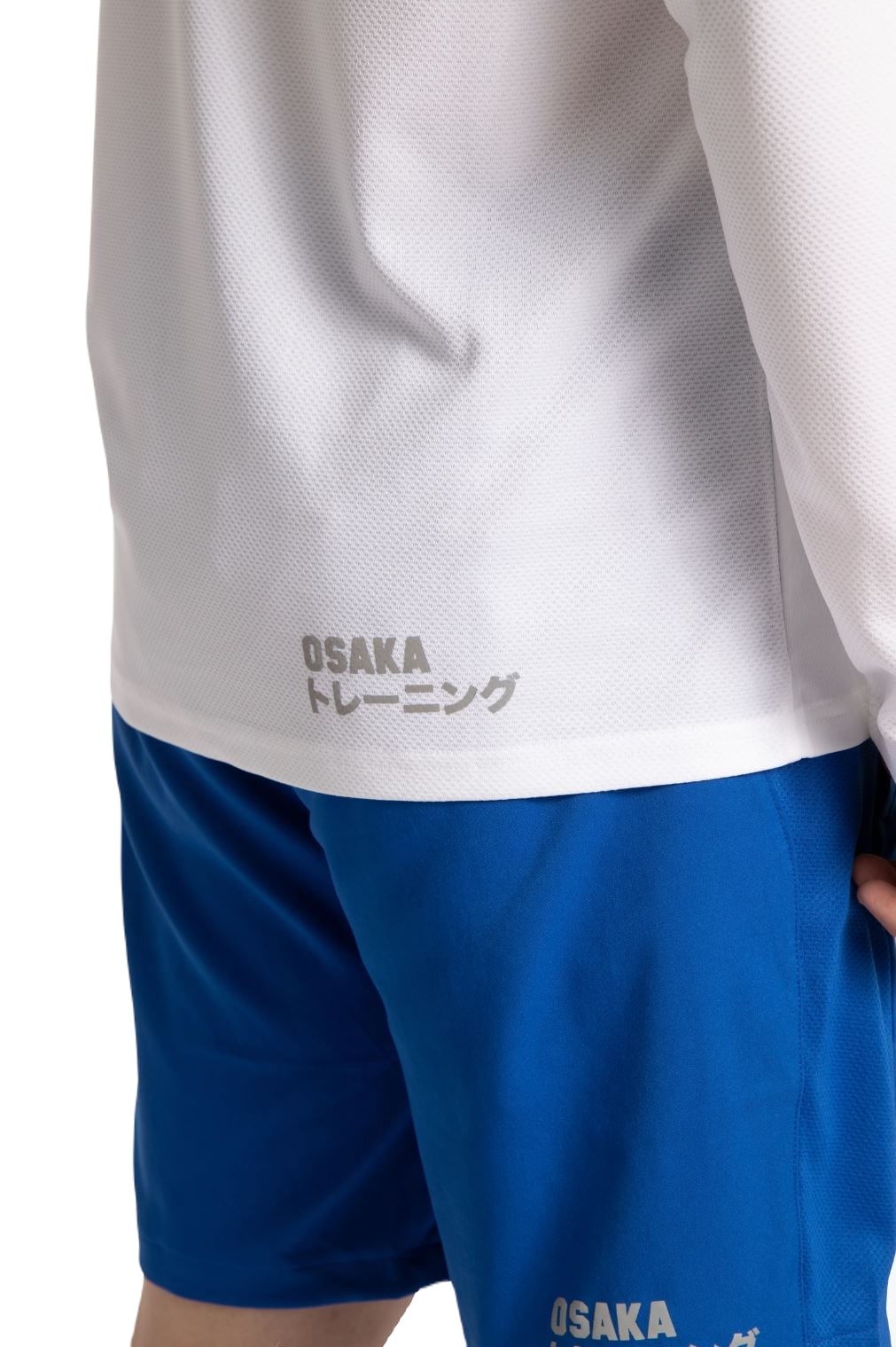 Osaka Men's Training Tee Long Sleeve (White) - Mypadellife.com