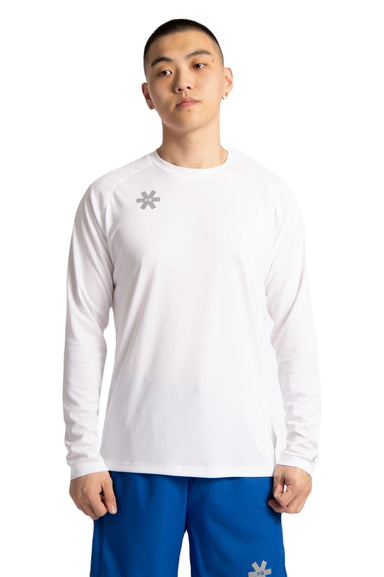 Osaka Men's Training Tee Long Sleeve (White) - Mypadellife.com