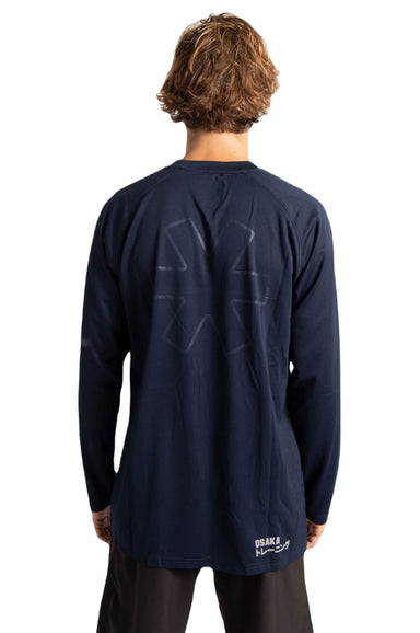 Osaka Men's Training Tee Long Sleeve (Navy) - Mypadellife.com