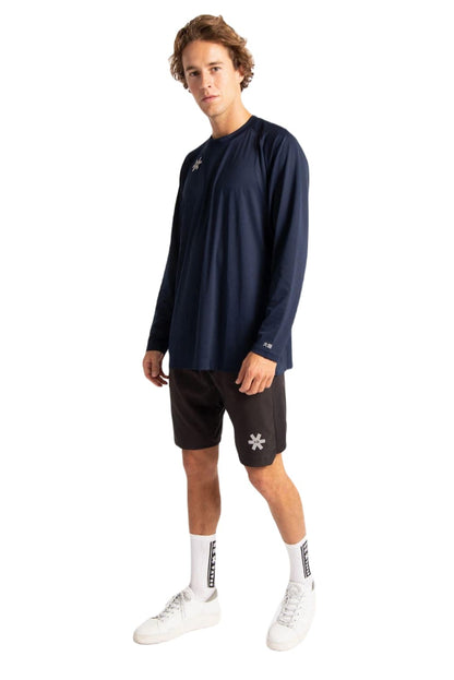 Osaka Men's Training Tee Long Sleeve (Navy) - Mypadellife.com