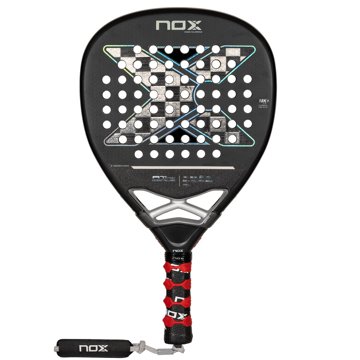 Nox AT Genius Attack 18K Luxury By Agustin Tapia 2024 Padelschläger