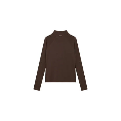 Cuera Active Zip Cardigan (Dark Brown)