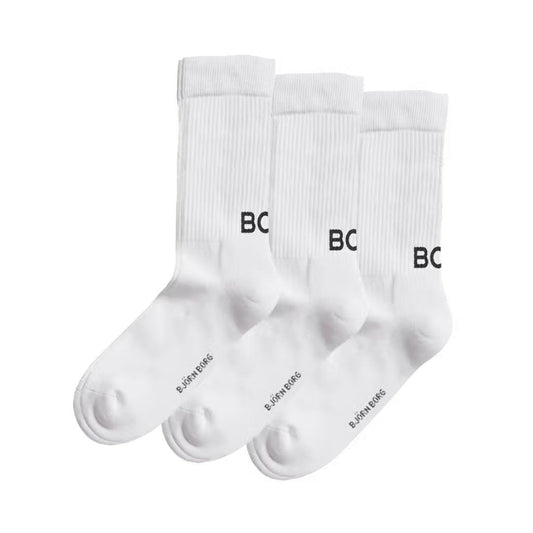 Björn Borg Core Crew Polyamide Sock (3-Pack, White)