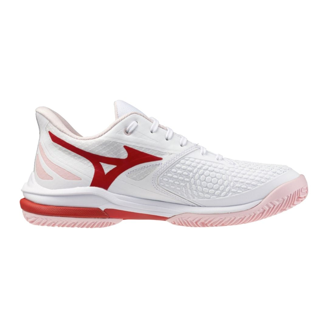 Mizuno Wave Exceed Tour 7 CC Women (White/Fiery Red/Pinkesque