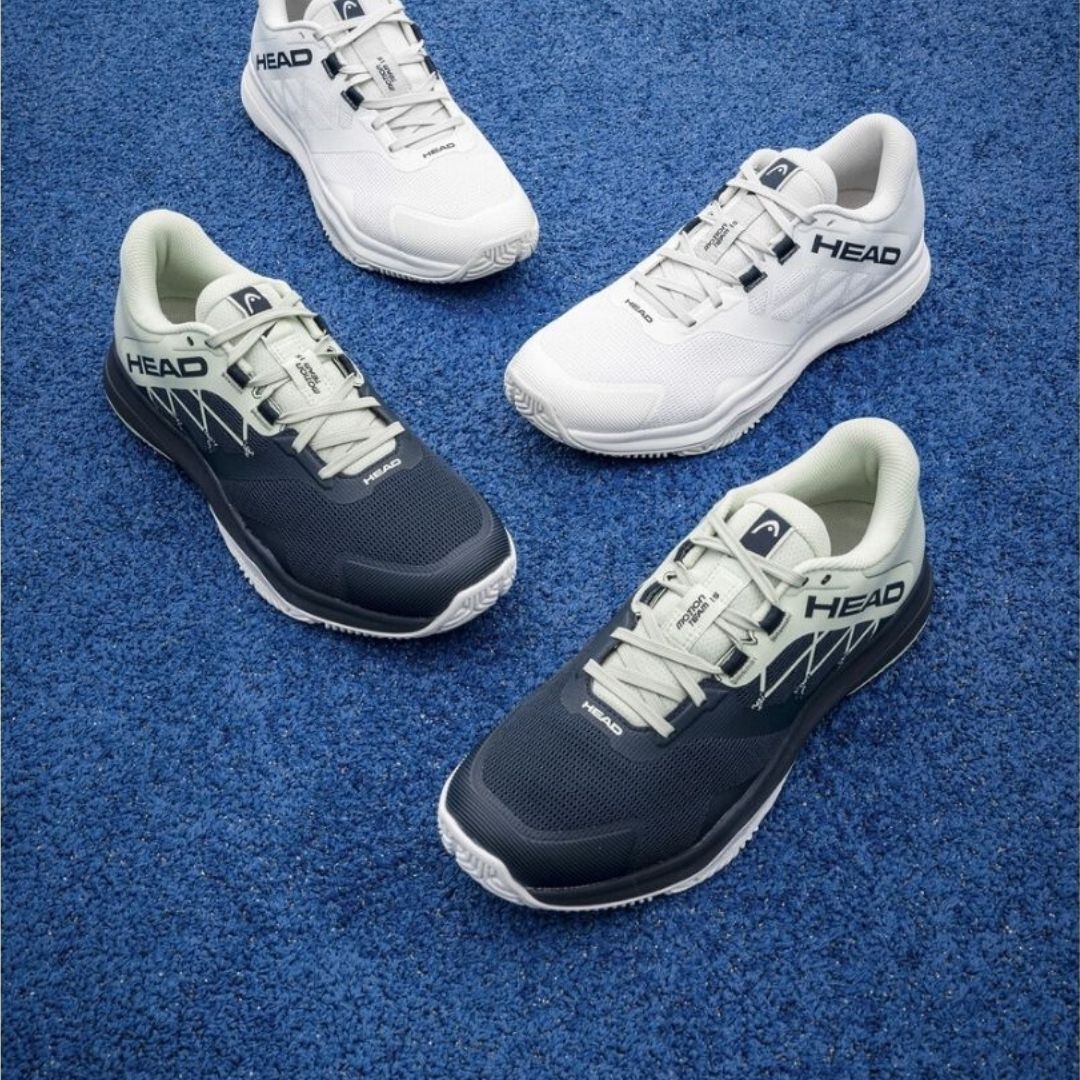 Head Motion Team 1.5 Padel Shoes (White/Black/Blue)