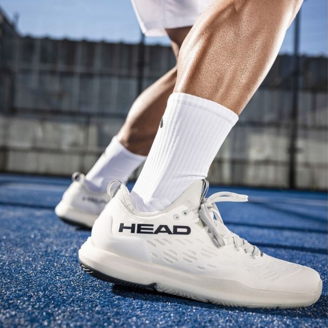 Head Motion Pro 1.5 Padel Shoes (White/Black/Blue)