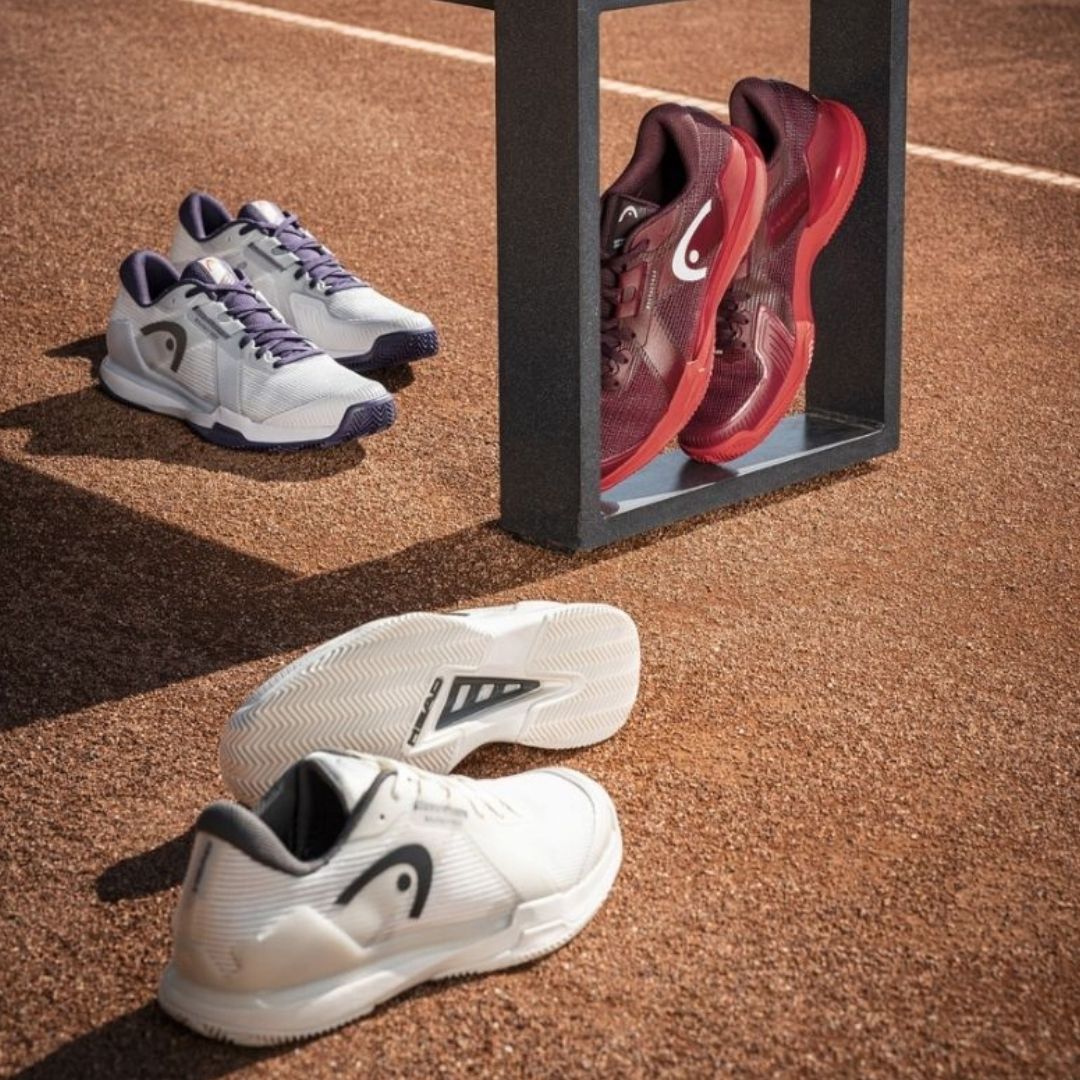 Head Sprint Pro 4.0 Clay Men Shoes (Chalk White/Dark Grey)