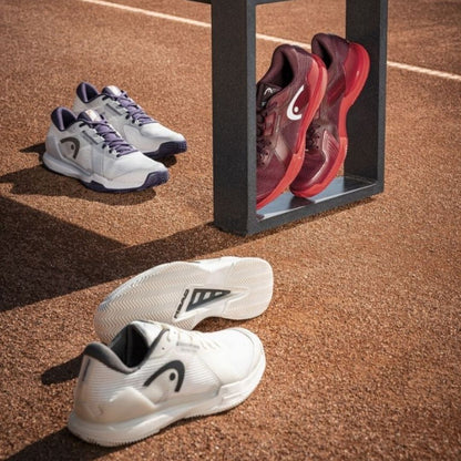 Head Sprint Pro 4.0 Clay Men Shoes (Chalk White/Dark Grey)