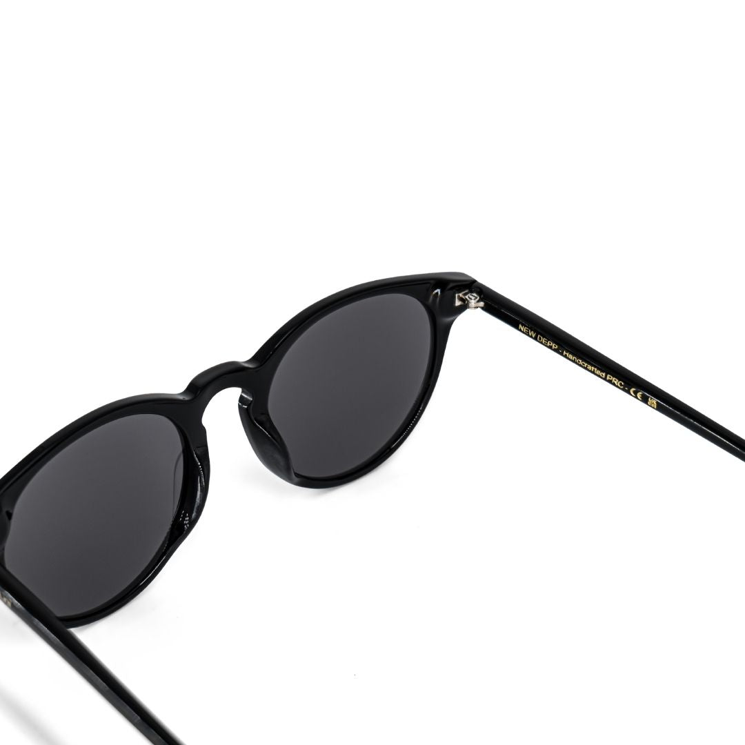MessyWeekend New Depp Sunglasses (Black Grey)